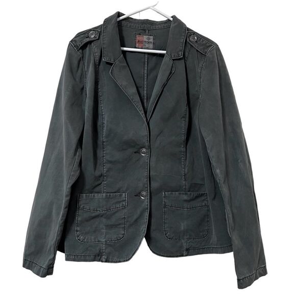 Ruff Hewn Olive Canvas Blazer size XL - Picture 1 of 4